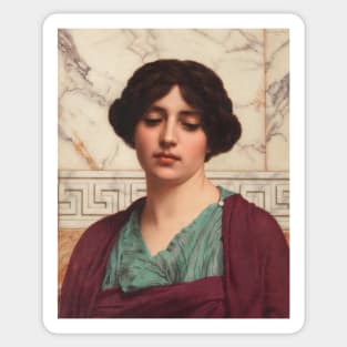 Stesicrate by John William Godward Sticker